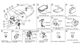 Diagram for Nissan Cube Clock Spring - B5554-1NG0A