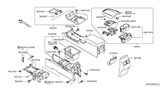 Diagram for Nissan Murano Center Console Base - 96910-1GR2A