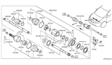 Diagram for Nissan Murano Axle Shaft - 39100-1AA0B