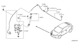 Diagram for Nissan Murano Washer Reservoir - 28910-1GR0A