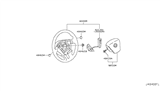 Diagram for 2013 Nissan Murano Steering Wheel - 48430-1AA3C