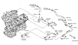 Diagram for 2015 Nissan Altima Thermostat Housing - 14053-JA10A