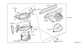 Diagram for 2010 Nissan Murano Blower Motor - 27200-1AA0A
