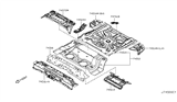 Diagram for 2013 Nissan Murano Floor Pan - G4514-1GRMA