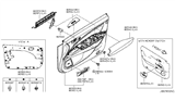 Diagram for 2013 Nissan Murano Armrest - 80940-1GR0B