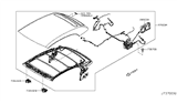 Diagram for 2011 Nissan Murano Front Door Striker - 97082-1GR0A