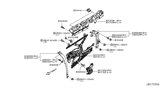 Diagram for 2012 Nissan Murano Window Motor - 82731-1CA0A