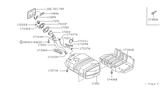 Diagram for 1989 Nissan Pathfinder Fuel Tank - 17202-41G02