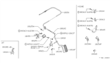 Diagram for 1990 Nissan Hardbody Pickup (D21) Accelerator Cable - 18201-42G01