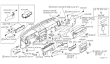 Diagram for Nissan Pathfinder Glove Box - 68500-75P12