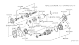 Diagram for 1988 Nissan Hardbody Pickup (D21) Starter Drive - 23354-07G00