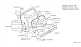 Diagram for Nissan Pathfinder Lift Support - 90450-41G21