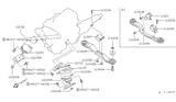 Diagram for 1988 Nissan Pathfinder Motor And Transmission Mount - 11310-41G00