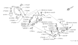 Diagram for Nissan Hardbody Pickup (D21U) Fuel Injector - 16600-88G11