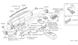 Diagram for Nissan Pathfinder Body Mount Hole Plug - 68960-01F02