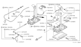 Diagram for Nissan Hardbody Pickup (D21) Automatic Transmission Shifter - 34901-61G00