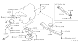 Diagram for 1987 Nissan Pathfinder Engine Mount Bracket - 11310-42G00