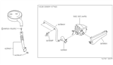 Diagram for 1989 Nissan Hardbody Pickup (D21) Air Duct - 62860-09G10