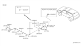 Diagram for 1993 Nissan Pathfinder Windshield Washer Nozzle - 28970-33V00