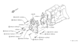 Diagram for 1988 Nissan Hardbody Pickup (D21) Timing Cover - 13501-10W01