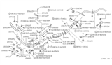 Diagram for 1992 Nissan Pathfinder Exhaust Heat Shield - 20519-79G10