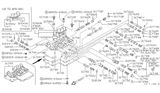 Diagram for 1993 Nissan Pathfinder Valve Body - 31705-43X12