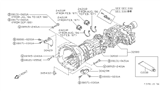 Diagram for 1988 Nissan Pathfinder Transmission Assembly - 32000-45G02