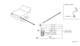 Diagram for 1991 Nissan Pathfinder Side Marker Light - B6115-41G02