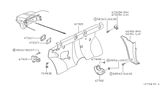 Diagram for 1995 Nissan Pathfinder Dash Panels - 67900-85P00