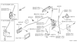 Diagram for 1994 Nissan Pathfinder Door Lock Actuator - 80551-83G10