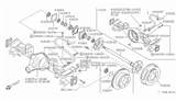 Diagram for 1993 Nissan Pathfinder Axle Shaft - 38162-31G00