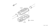 Diagram for Nissan Hardbody Pickup (D21) Catalytic Converter - 20802-12G27
