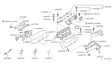 Diagram for 1997 Nissan Pathfinder Intake Manifold - 14003-88G01