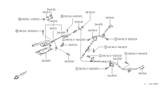 Diagram for 1995 Nissan Pathfinder Parking Brake Cable - 36531-42G16