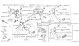 Diagram for 1988 Nissan Hardbody Pickup (D21) Brake Pedal - 46520-01G05