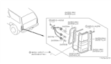 Diagram for 1992 Nissan Pathfinder Tail Light - B6550-41G00