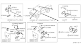 Diagram for 1990 Nissan 240SX Car Speakers - 28158-10V00