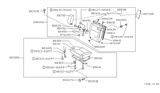 Diagram for 1990 Nissan Pathfinder Armrest - 88700-88G60