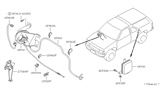 Diagram for 1992 Nissan Pathfinder Cruise Control Module - 18930-62G01