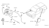 Diagram for 1995 Nissan Pathfinder Cruise Control Module - 18930-85P00