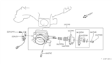 Diagram for 1989 Nissan Pathfinder Throttle Body - 16118-88G15