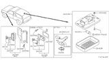 Diagram for Nissan Hardbody Pickup (D21) Dome Light - 26410-80W02