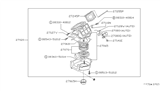 Diagram for 1991 Nissan Pathfinder Blend Door Actuator - 27740-83G00