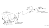 Diagram for 1989 Nissan Pathfinder Drive Shaft - 37300-45G10