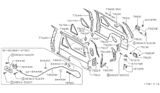 Diagram for 1988 Nissan Pathfinder Door Lock - 78827-41G00