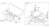 Diagram for 1988 Nissan Pathfinder Seat Belt - 88821-42G00