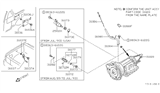 Diagram for 2002 Nissan Frontier Speed Sensor - 25010-85P01