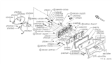 Diagram for 1988 Nissan Pathfinder Instrument Cluster - 24840-07G00