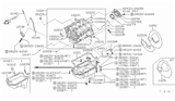 Diagram for 1996 Nissan Hardbody Pickup (D21U) Oil Pan - 11110-12G12