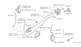 Diagram for 1991 Nissan Pathfinder Door Handle - 82606-83G00